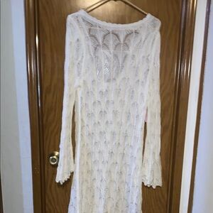 Nwt wild fable white crochet dress /swimsuit coverup  xxl